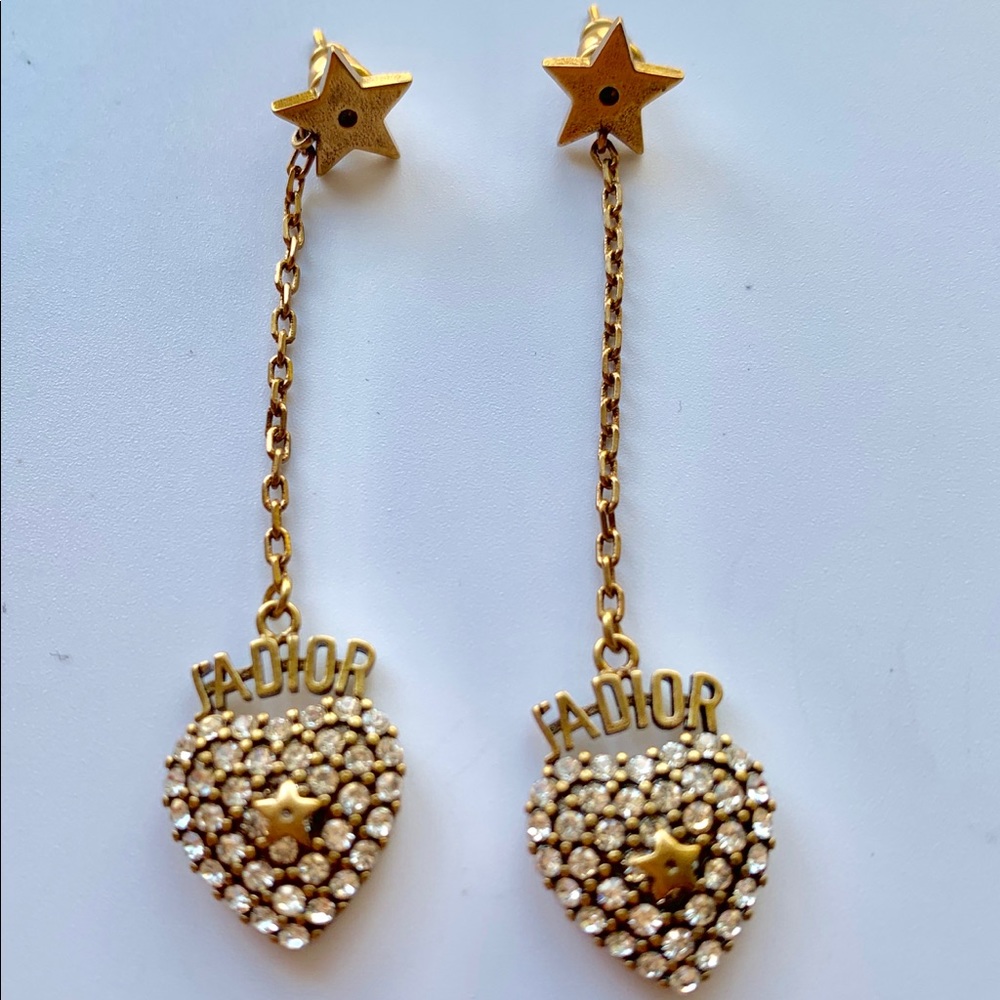 EUC Christian Dior J’adior Crystal Earring ⭐️ - Picture 2 of 8